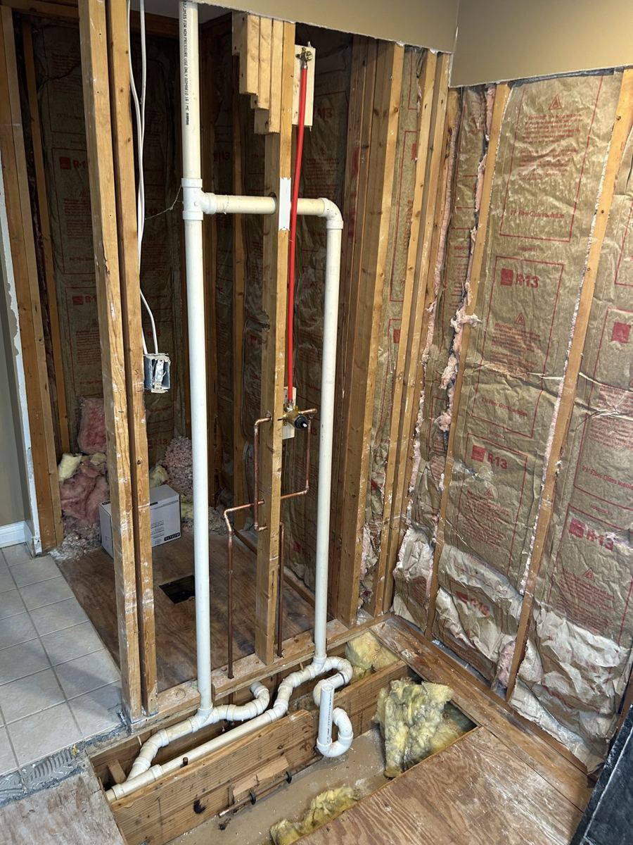 New Construction Plumbing work by Good Help Plumbing